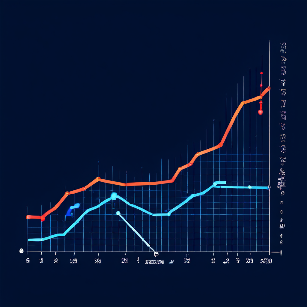 파란색과 주황색으로 구분된 원 그래프에서 굵은 화살표가 작은 조각에서 큰 조각으로 뛰어오르며 데이터 흐름이 표시되어 있습니다.